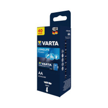 Varta Longlife Power AA Battery Pack of 40 04906121194 VR98793