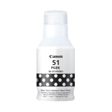 Inktfles - Canon - GI-51 PGBK - 135ml - Zwart - Compatibel met PIXMA G1520/G2520/G2560/G3520/G3560