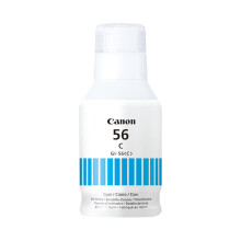 Frasco de tinta - CANON - GI-56BK - Ciano - Compatibilidade MAXIFY GX - (4430C001)