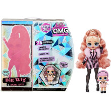 LOL Surprise OMG Winter Chill: Big Wig Fashion Doll & Madame Queen with 25 Surprises