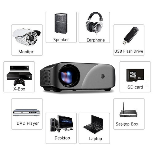 MINI Projector 1920*720P Resolution LED Projector 2