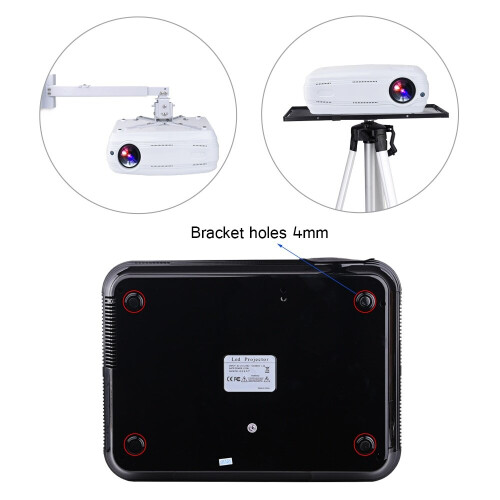 4500 lumens 1280*768 LED data show HD TV Projector 2