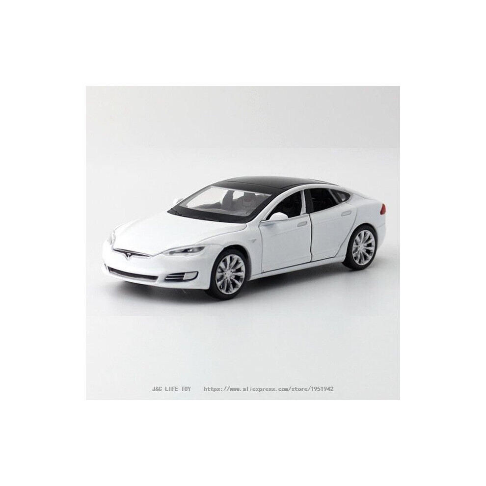 1:32 Tesla MODEL S Alloy Car Model Diecasts(White)