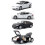 1:32 Tesla MODEL S Alloy Car Model Diecasts(White) 4