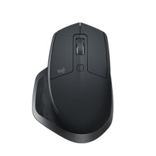 Logitech MX Master 2S Wireless Mouse,Use on Any Surface, Black