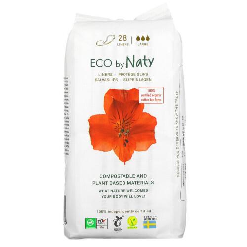 Naty, Panty Liners, Large, 28 Liners