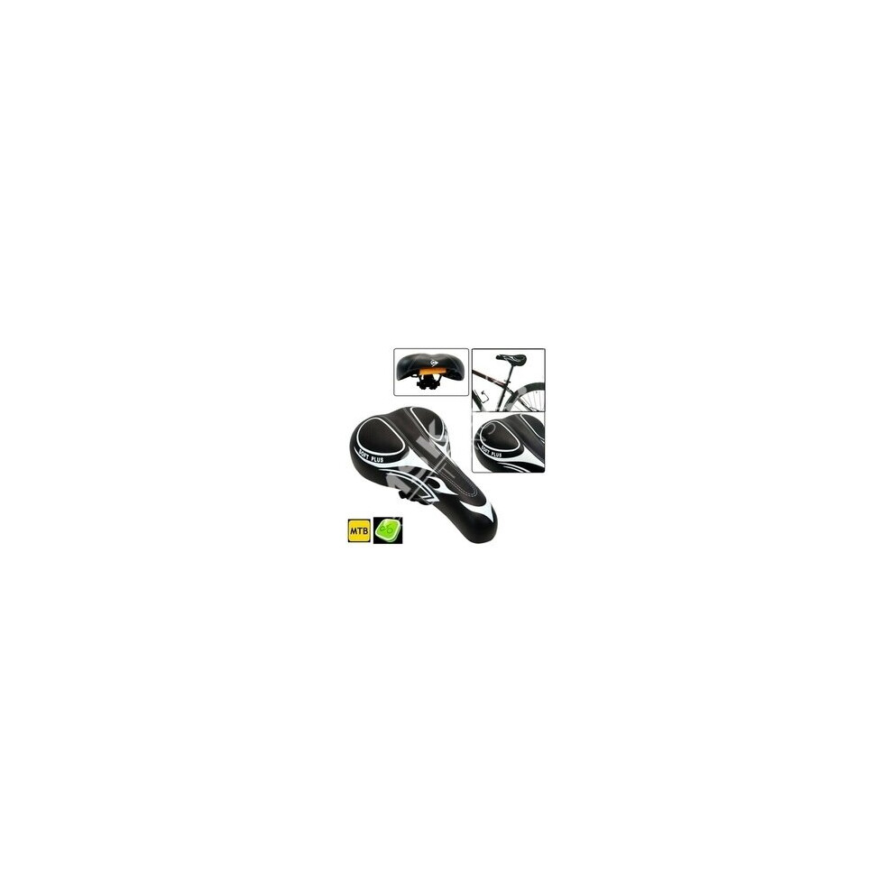 Dunlop Soft Plus Mtb Bicycle Saddle Seat Unisex Adult 27X16x8cm Black