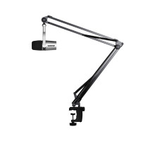Shure MV7 Podcast Microphone and Boom Arm Bundle