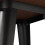 Living And Home (Only table) Industrial Style Bar Table & High Chairs Metal Dining Set 4