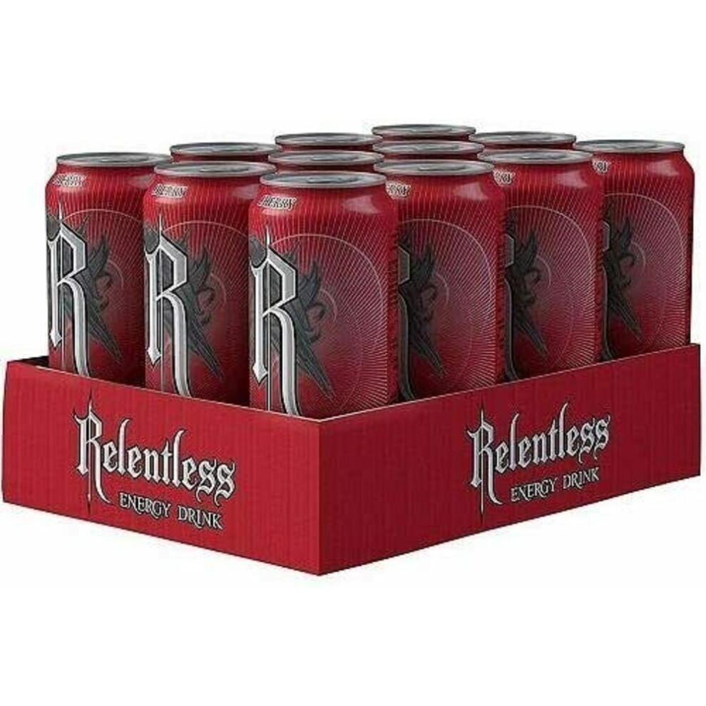 (Original) Relentless Energy Taurin Drink 12x500ml Carbonated