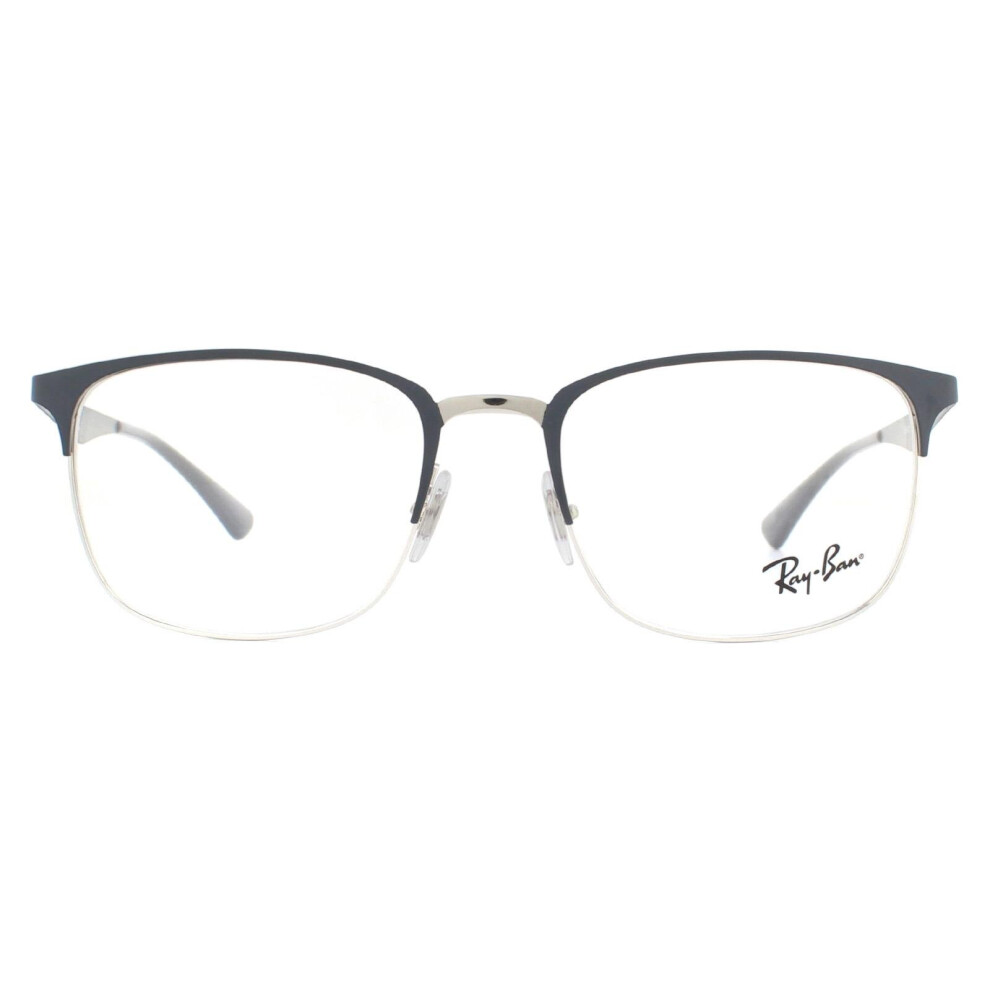 Ray - Ban Unisex Grey Rx6421 3004 Optical Frames Metal Transparent Squared Normal - Image 3