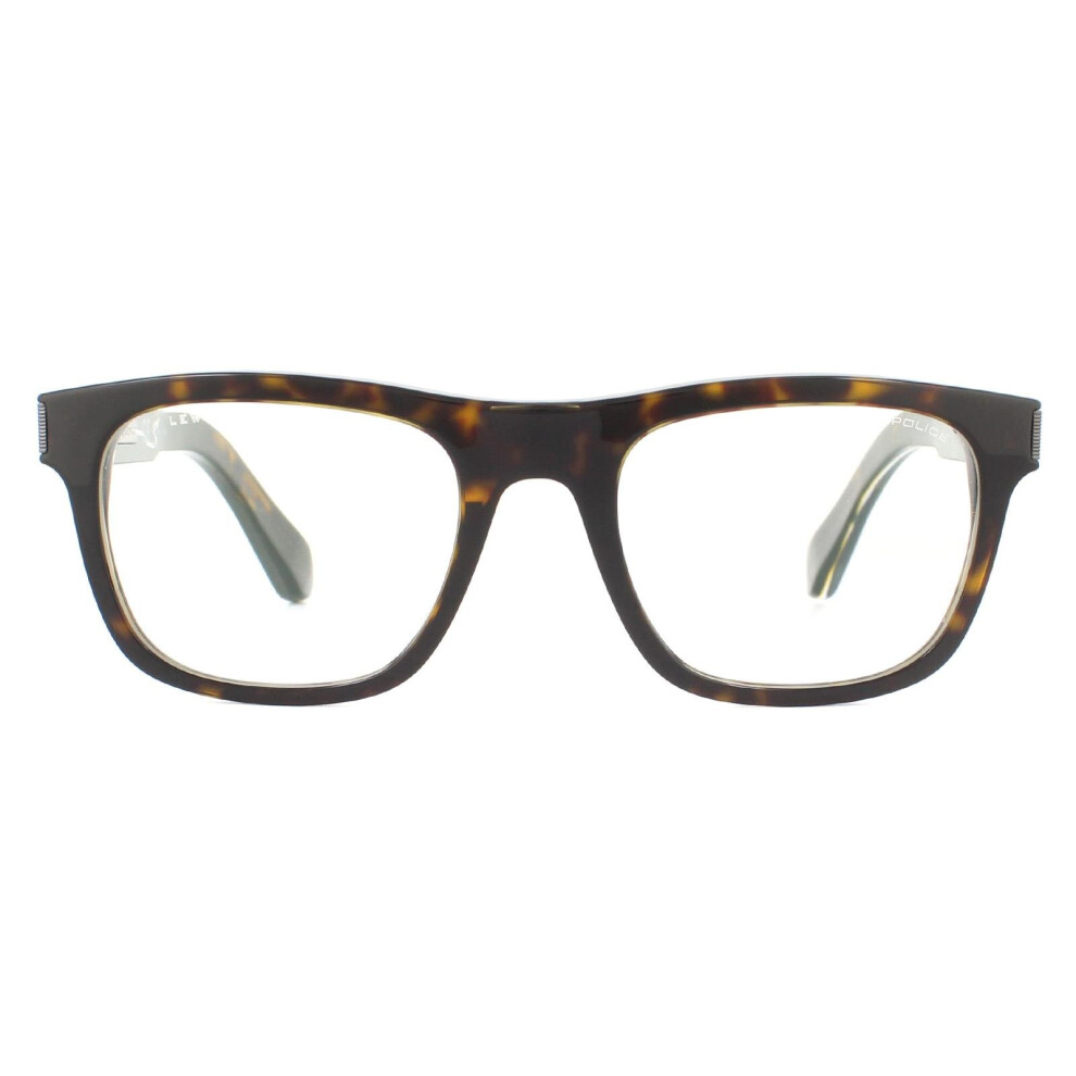 Police Sunglasses Lewis 15 Splb31 0722 Shiny Havana Clear Brown