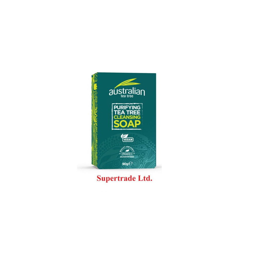 Australian Tea Tree Optima Purifying Cleansing Soap Bar 90 G X 6