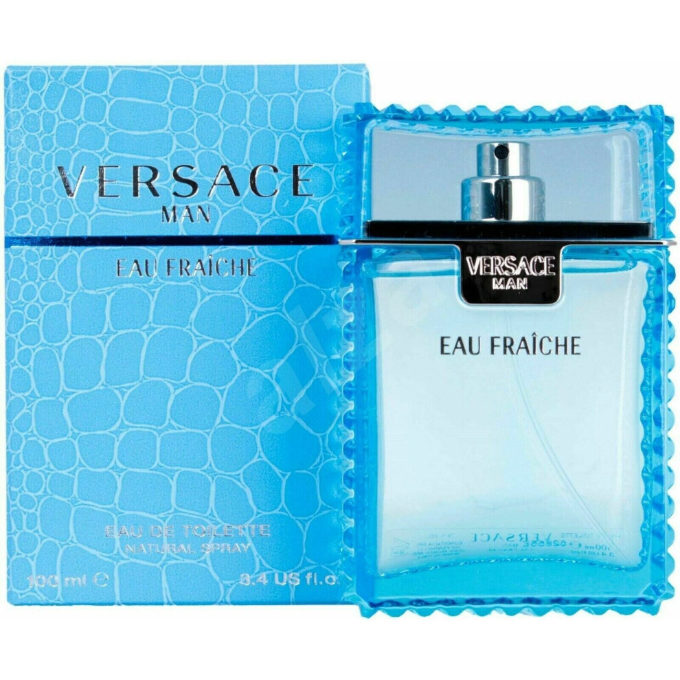 VERSACE EAU FRAICHE (M) 3.4 OZ EAU DE TOILETTE SP