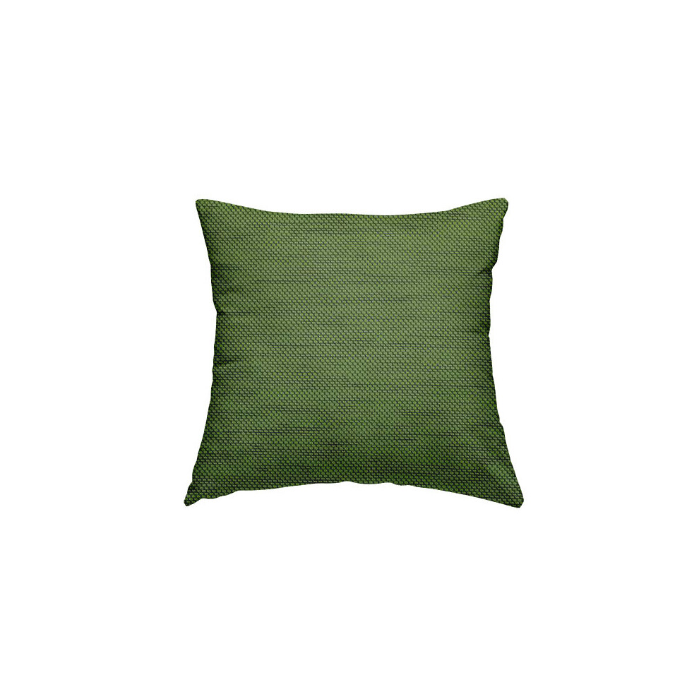 (Large) Chenille Fabric Textured Green Lime Plain Cushions Piped Finish Handmade To Order-image-OPC-P7DDKDC-NEW