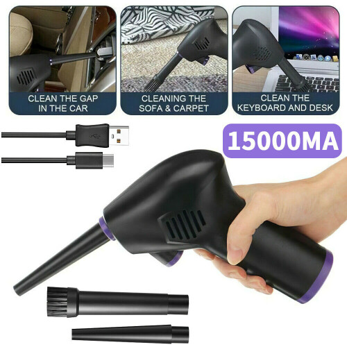 Cordless High Power Speed Air Duster Blower keyboard Car Deep Cleaning
