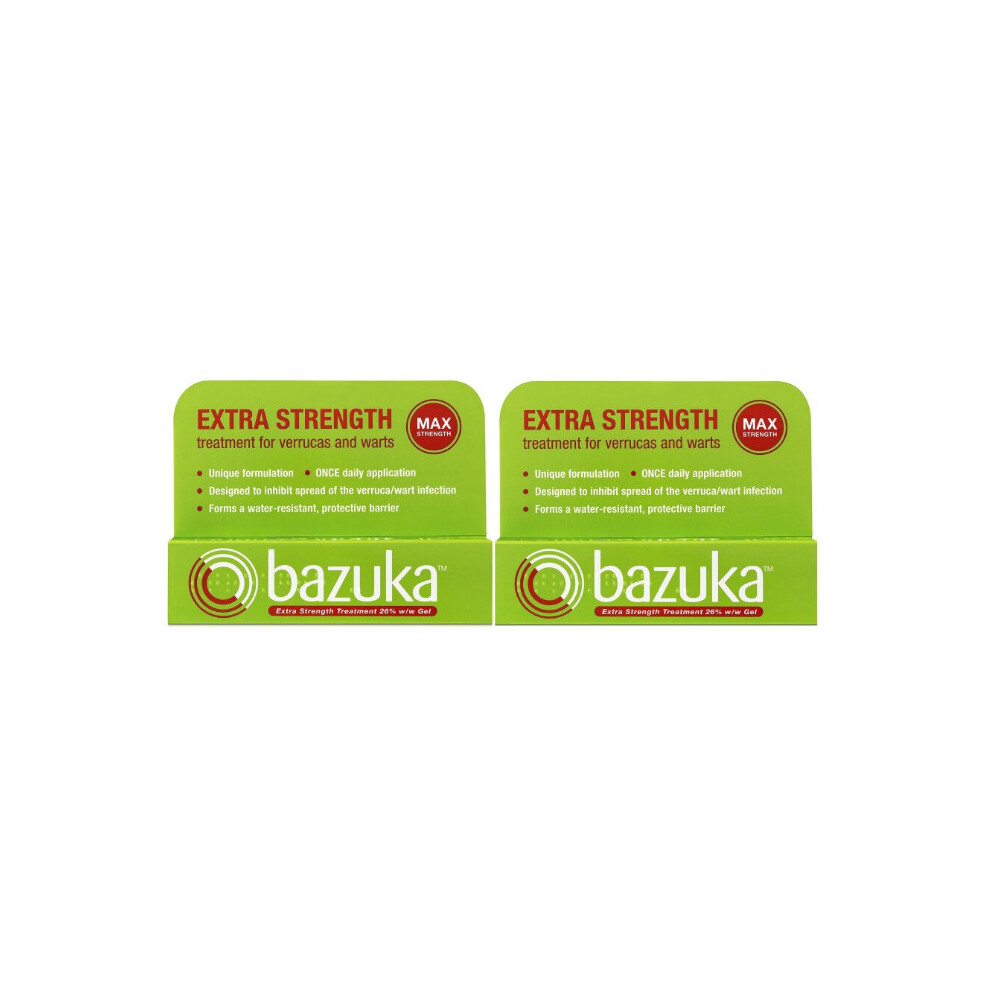 Bazuka Extra Strength Treatment 26% w/w Gel - Bundle of 2