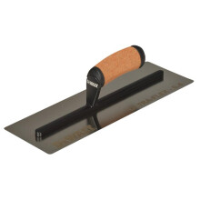 DeWALT 0.4mm FLEX Stainless Steel Flat Trowel, Leather Handle 12in EU 2-991