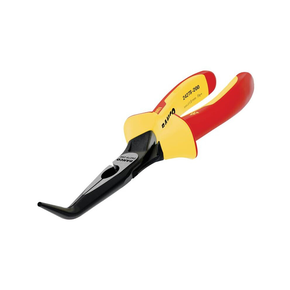 Bahco 2427S Ergo Insulated Bent Nose Pliers 160Mm (6.1/4In) 2427 S-160