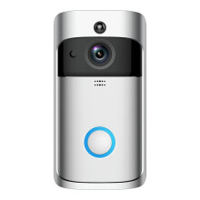 (Doorbell Only(Silver)) Wireless Video Doorbell Camera WiFi Smart Doorring