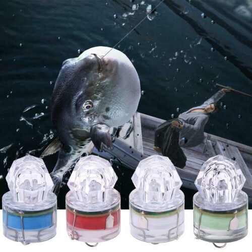 (Red) Durable LED Fish Deep Drop Underwater Fishing Light 1