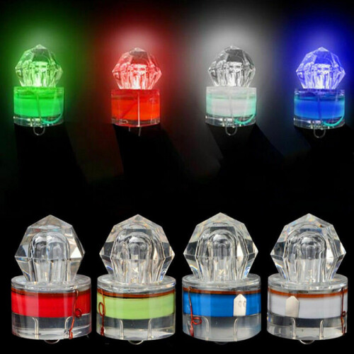 (White) Durable LED Fish Deep Drop Underwater Fishing Light 2