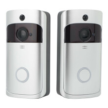 (Silver) UK Smart Wireless WiFi Ring Doorbell Security Intercom Video Camera Door Bell