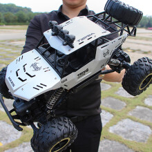 (White) Kids Toy RC Car Truck Off-Road Vehicle 2.4G Remote Control Buggy UK 1:12 Crawler