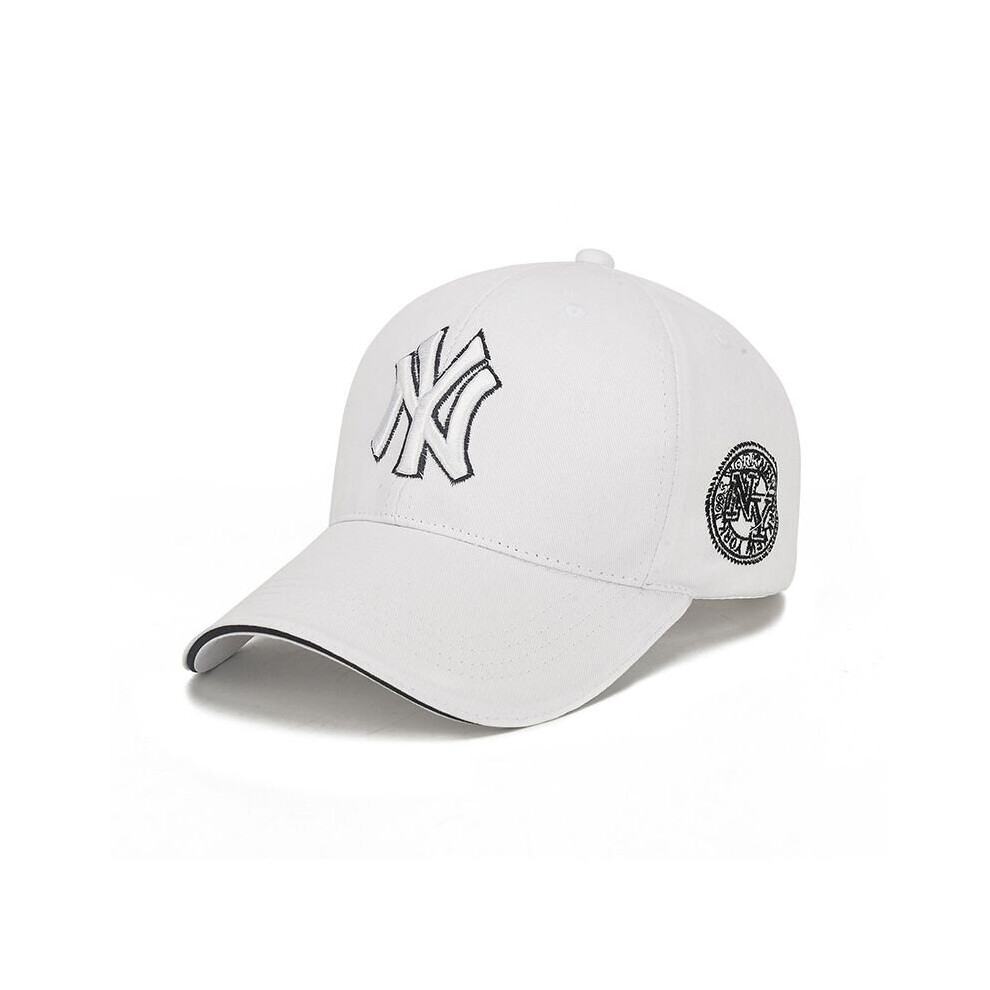 (White) MLB Snapback Baseball Cap Casual Adjustable Hat NY