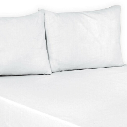 (White, King) 100% Polycotton Flat Bed Sheets Percale Super Quality Comfortable & Soft Colourful Collection in All Sizes