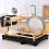 2 Tier Kitchen Dish Drainer Rack with Drip Tray Cutlery Holder Plate 5