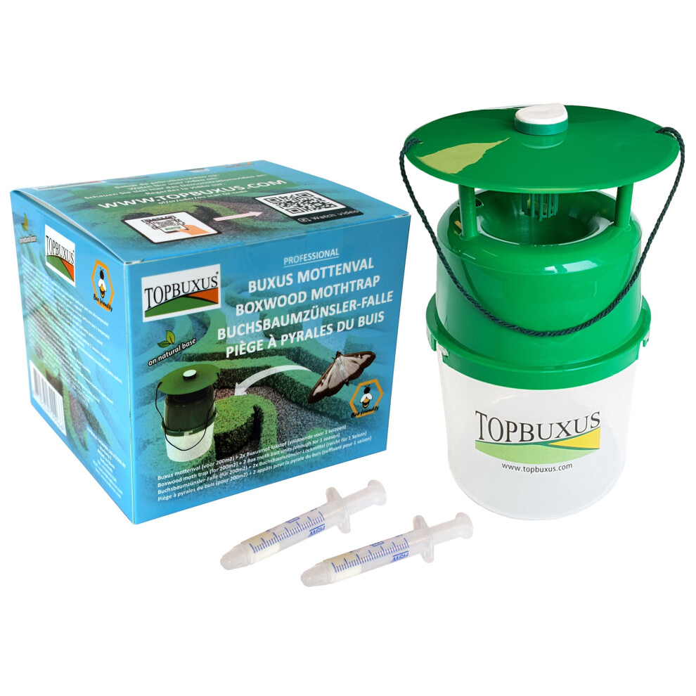 TOPBUXUS Box Tree Moth Trap  + Pheromone Lures For 1 Whole Season