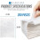 Disposable Microfiber Electrostatic Dry Floor Cloths for Mops Pack of 200 3