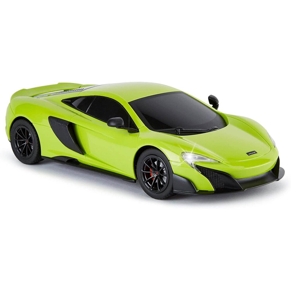 1:18 Scale Radio Controlled McLaren 675 LT Green Coupe