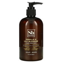 Soapbox, Flydende Hånd Soap, med Aloe & Shea, Vanille & Lily Blossom, 12 fl oz (354 ml)