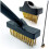 Patio Weed Remover Tool, Twin Pack Long Handle Weed Brush Set 1