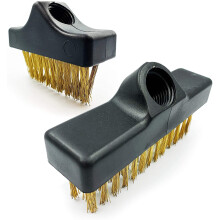 2-pack Replacement Heads for Angled Paving Brush and Wire Broom