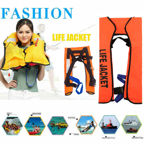 Adult automatic life jacket 150N life jacket buoyancy aid water sports 2