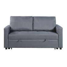 (Grey) Stylish and Comfortable 2 Seater Sofa Bed