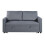 (Grey) Stylish and Comfortable 2 Seater Sofa Bed 1