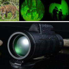 40x60 Zoom Monocular Night Vision Prism High-Power Waterproof Telescope Portable