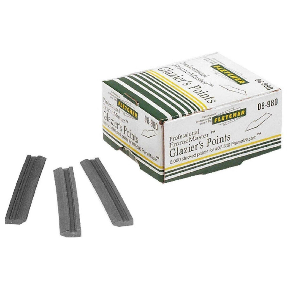 Fletcher Glazier's Points 08-980 8Mm X 5000 For Framemaster Framing/Glazing 081777089801
