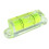 (1 Level) Mini Spirit Level Screw On Bubble Square 28mm Vial 1