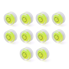 (10) Mini Round Bullseye Spirit Level Bubble 12mm