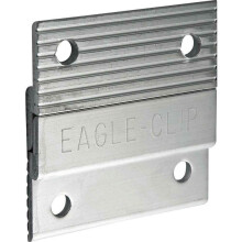 (4 (2 Pairs)) 2" Z Clips Heavy Duty Aluminium Wall Hangers Picture Headboard Etc