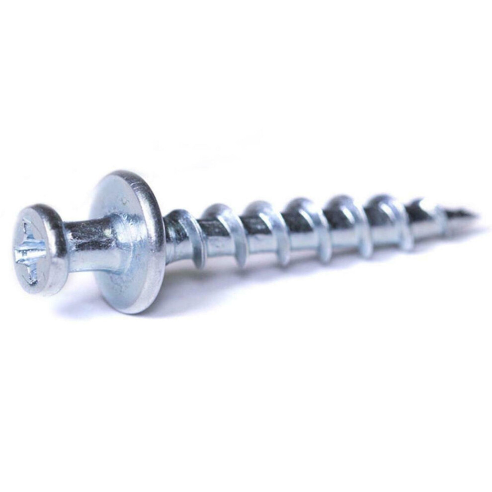(10 Screws) Bear Claw Picture Hanging Screws Plasterboard Silver Keyhole Hanger Hangman 636983972210