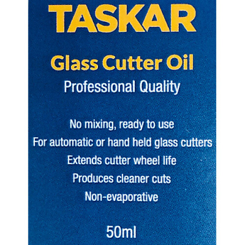 Taskar Glass Cutter Cutting Fluid Oil 50ml Professional Quality 2