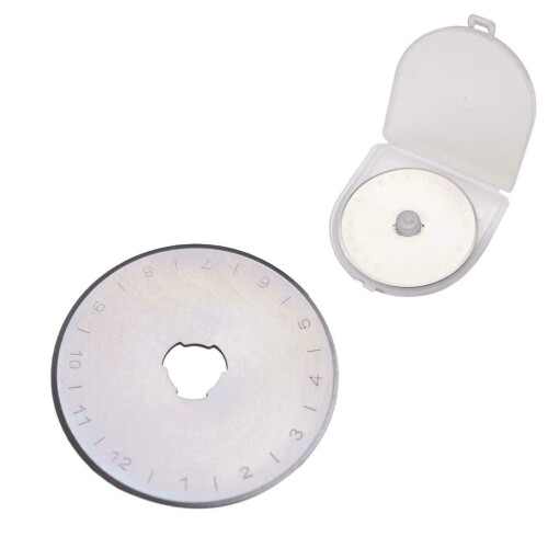 45mm Rotary Cutter Blades x 10 Pack for Olfa Etc by Taskar 2