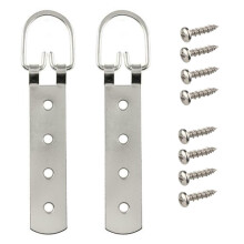 (10 Hangers) Super Heavy Duty D Ring Strap Hanger Picture Mirror 90KG 165mm Wall Hanging