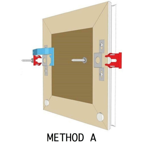 (Method B (10 Packs)) Springlock Anti-Theft Picture Frame Hanging System 1